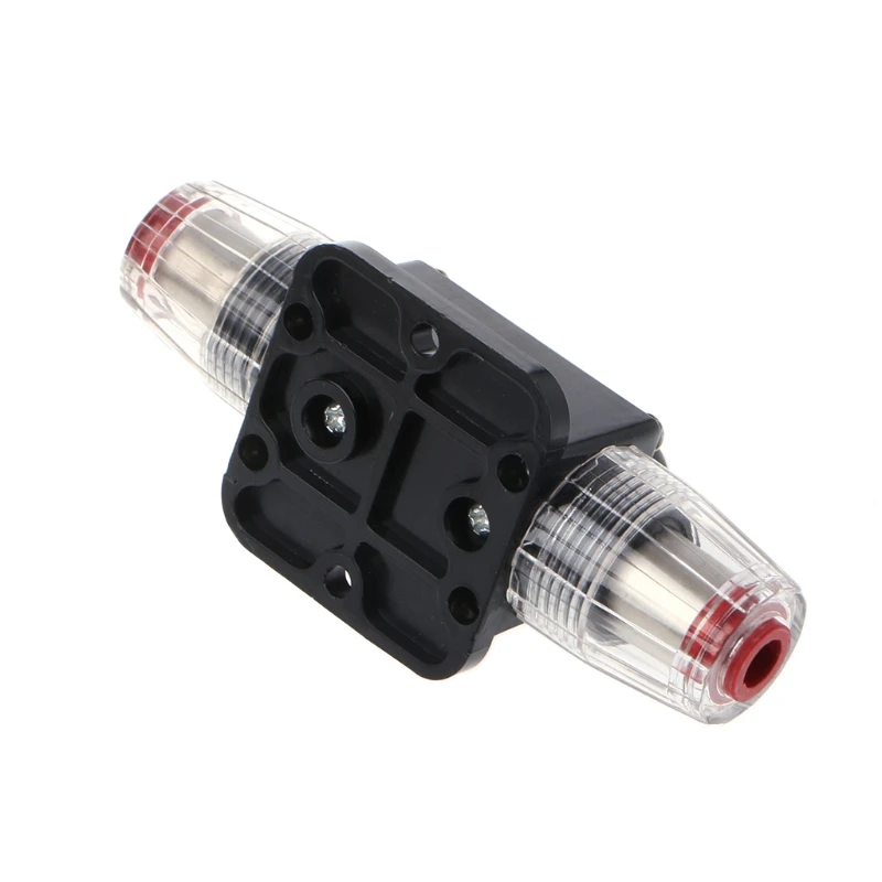 

12V DC 20A-100A Car Solar Energy Inline Circuit Breaker Reset Fuse Holder