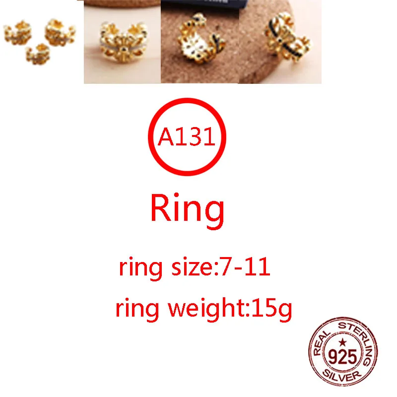 

A131 S925 sterling silver ring cross flower opening retro personality net red hip hop style couple fashion jewelry