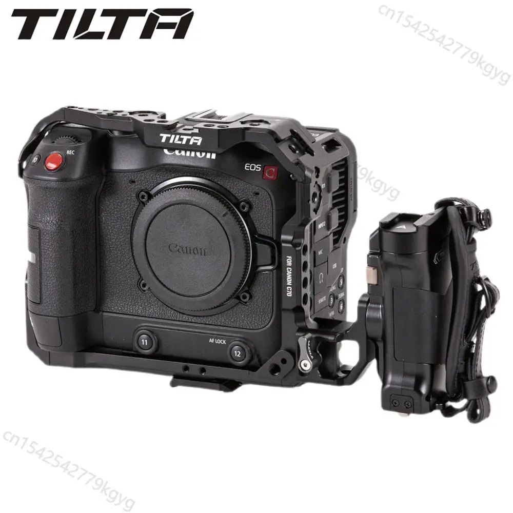 

Tilta Handheld Camera Cage C70 Ta-T12-B for Canon C70 Camera Compendiumfull Cage Lightweight Kit video shooting camera