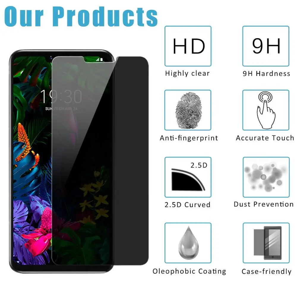 Защита экрана 9H для LG G3 G4 G5 G6 Q7 Q6 G7 G8 Thinq антибликовое закаленное стекло V10 V20 V30 V40