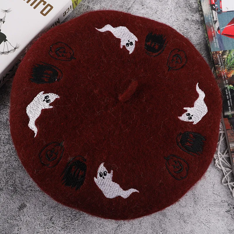 

Берет, шапка, женская шапка Sherlock, головной убор, головной убор в этническом стиле, вязаная шерстяная шапка на Хэллоуин, женская теплая шапка ...