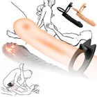 Гибкий Мягкий желеобразный пенис для женщин фаллоимитаторы секс-игрушки конский фаллоимитатор Двойное проникновение реалистичные фаллоимитаторы лесбийская вагинальная Анальная пробка