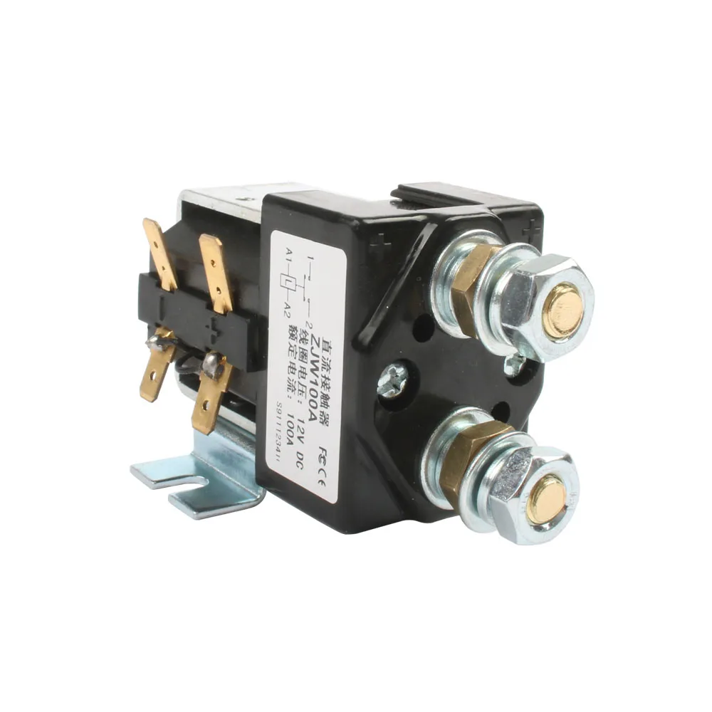SW80 12V 24V 36V 48V 60V 72V 100A NO style DC контактор ZJW100A для мотора вилочного погрузчика электромобиль grab wehicle автомобильная лебедка