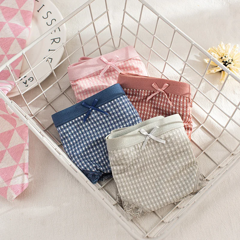 Трусики женские хлопковые бесшовные с высокой талией | Женская одежда