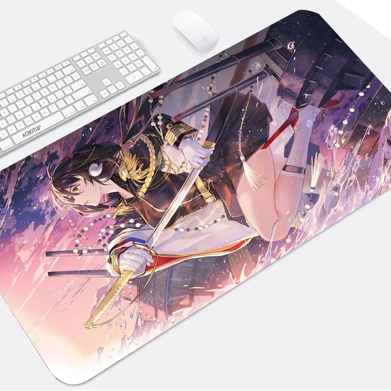 

Azur Lane Sexy Cartoon Mouse Pad Anime Kawaii Cute Girl Carpet Gaming Accessories Computer Varmilo Keyboard Desk Mat Mousepad XL