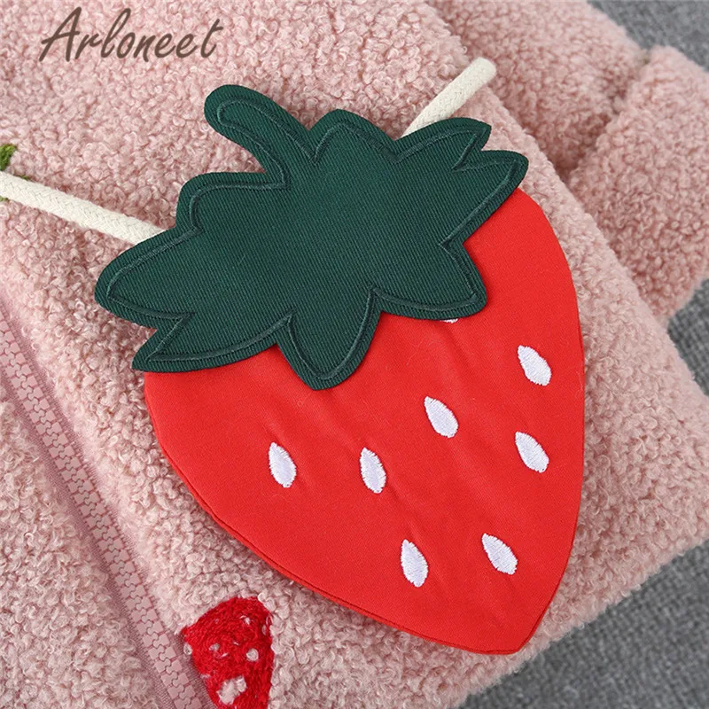 Детское пальто ARLONEET теплая зимняя плотная куртка для девочек свободная на молнии