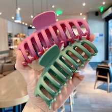 Épingles à cheveux pour femmes, grande taille, couleur bonbon, pour filles, bandeaux à la mode, Texture mate, accessoires pour cheveux  (1)