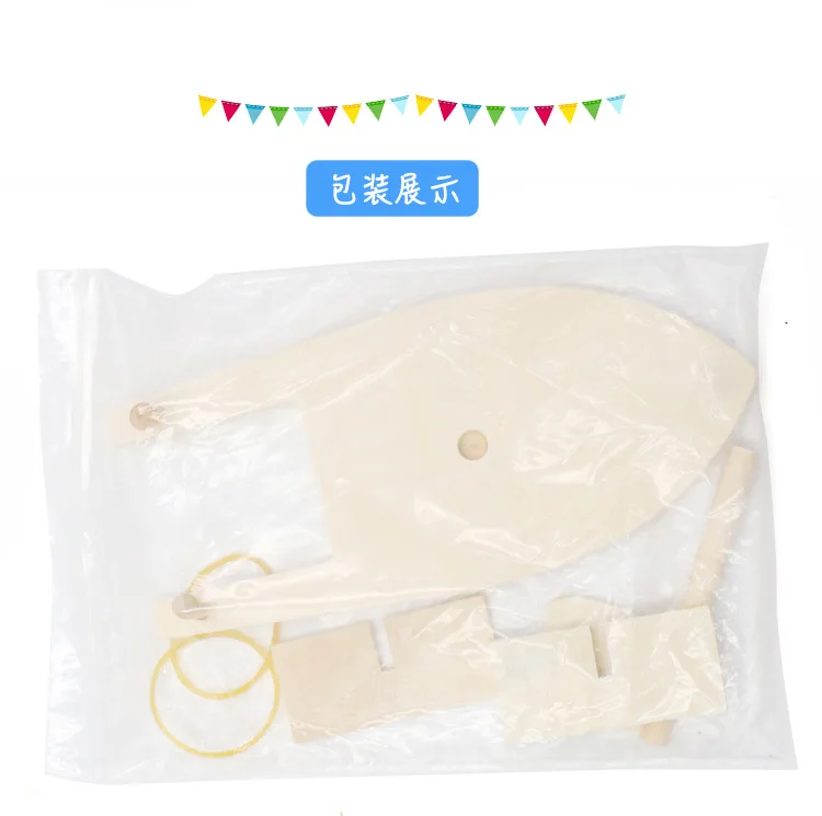 Wooden sailboat creative painted white blank model toddlers children painting DIY ship handmade material package | Игрушки и хобби