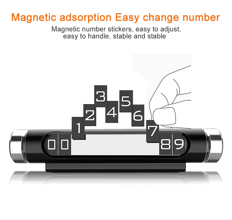 Рекламная светящаяся Автомобильная Временная парковочная карта вращающаяся