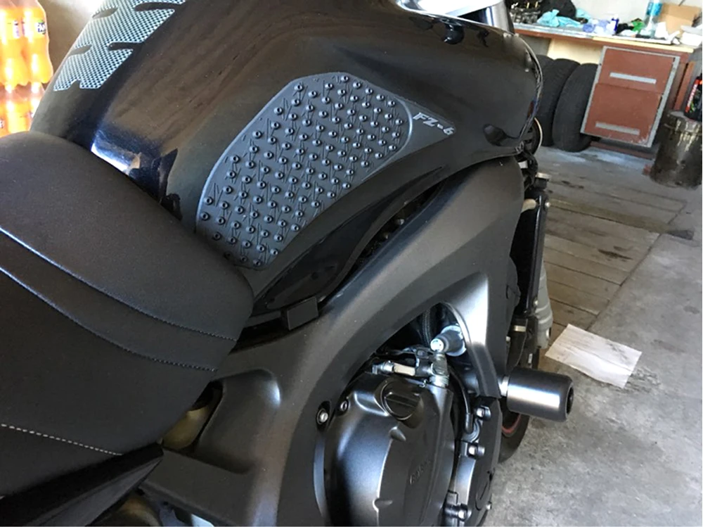 Motorcycle Anti slip Tank Pad 3M Side Gas Knee Grip Traction Pads Protector Stickers For Yamaha FZ6 FZ-6 FZ 6 fz6 2006-2010 | Автомобили и
