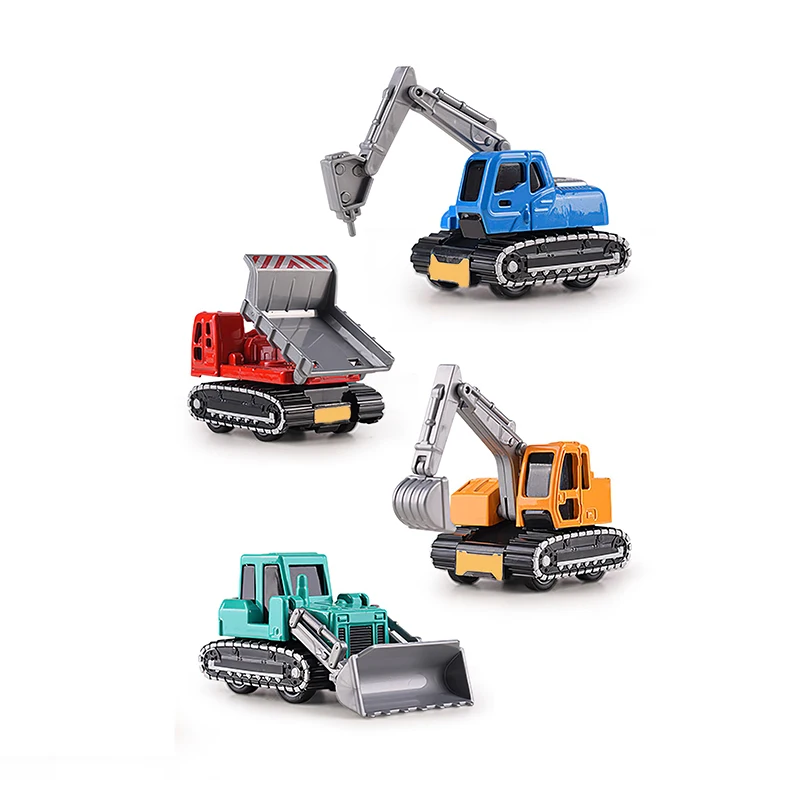 

Alloy Diecast Car Model Construction Vehicle Engineering Car Set Machinery Vehicle Children Toys 4pcs
