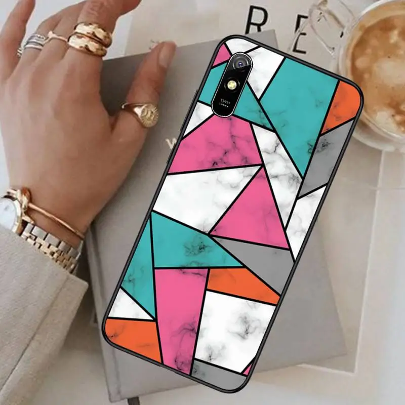 

Matte Marble Phone Case For Xiaomi Redmi note 4 4X 8T 9 9s 10 K20 K30 cc9 9t pro lite max