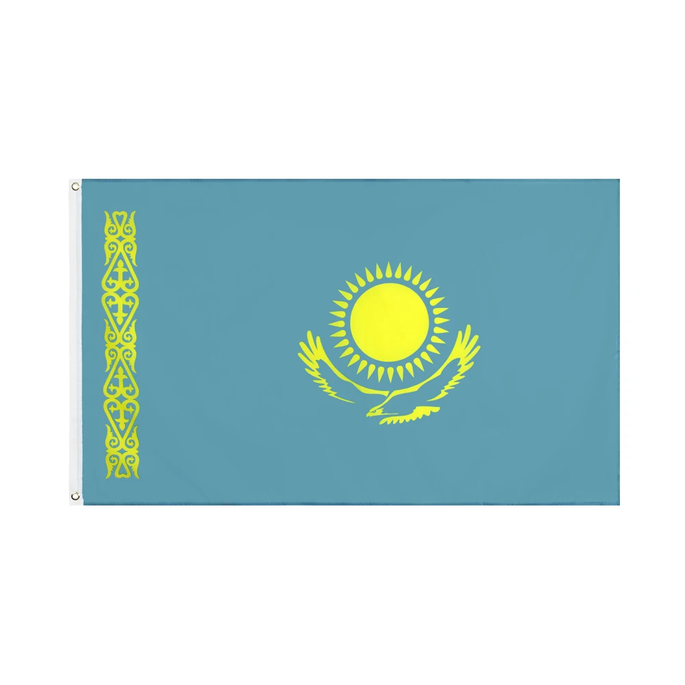 

Флаг KZ Казахстан, 3 Х5 футов, 90 х150 см