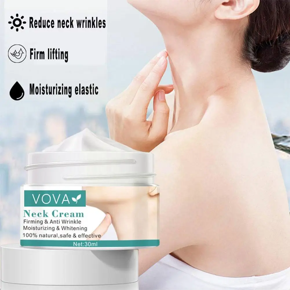 

30g Anti Aging Neck Cream Anti Crease Skin Care Whitening Firming Shipping Care Cream Neck Drop Nourishing Massage J0s3