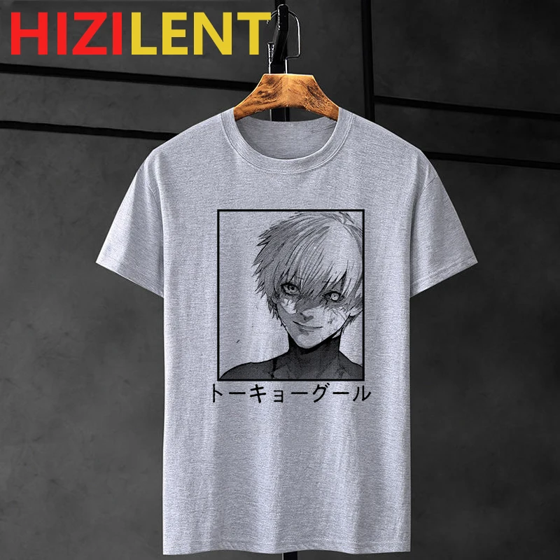Футболка мужская с милым мультяшным рисунком модная рубашка унисекс японским