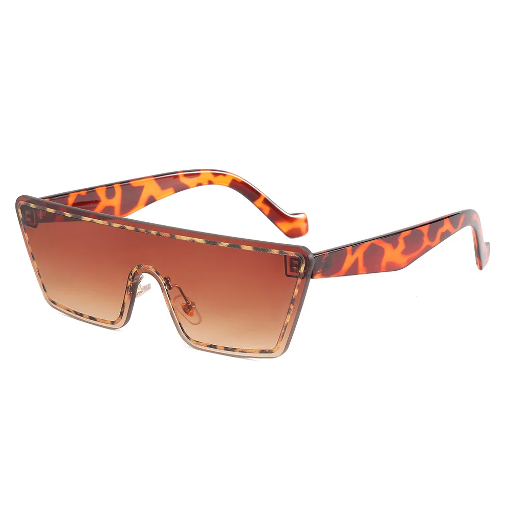 Мужские солнцезащитные очки Гангстер Холо Прямоугольная Черная оправа темные