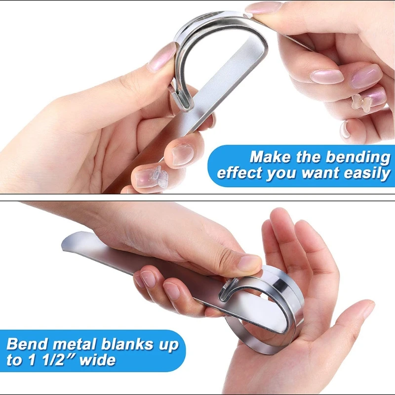 

9Pcs/Set Stainless Steel Bracelet Blanks Bangle Bracelet Bending Bar Kit for Stamping DIY Bracelet Jewelry Making
