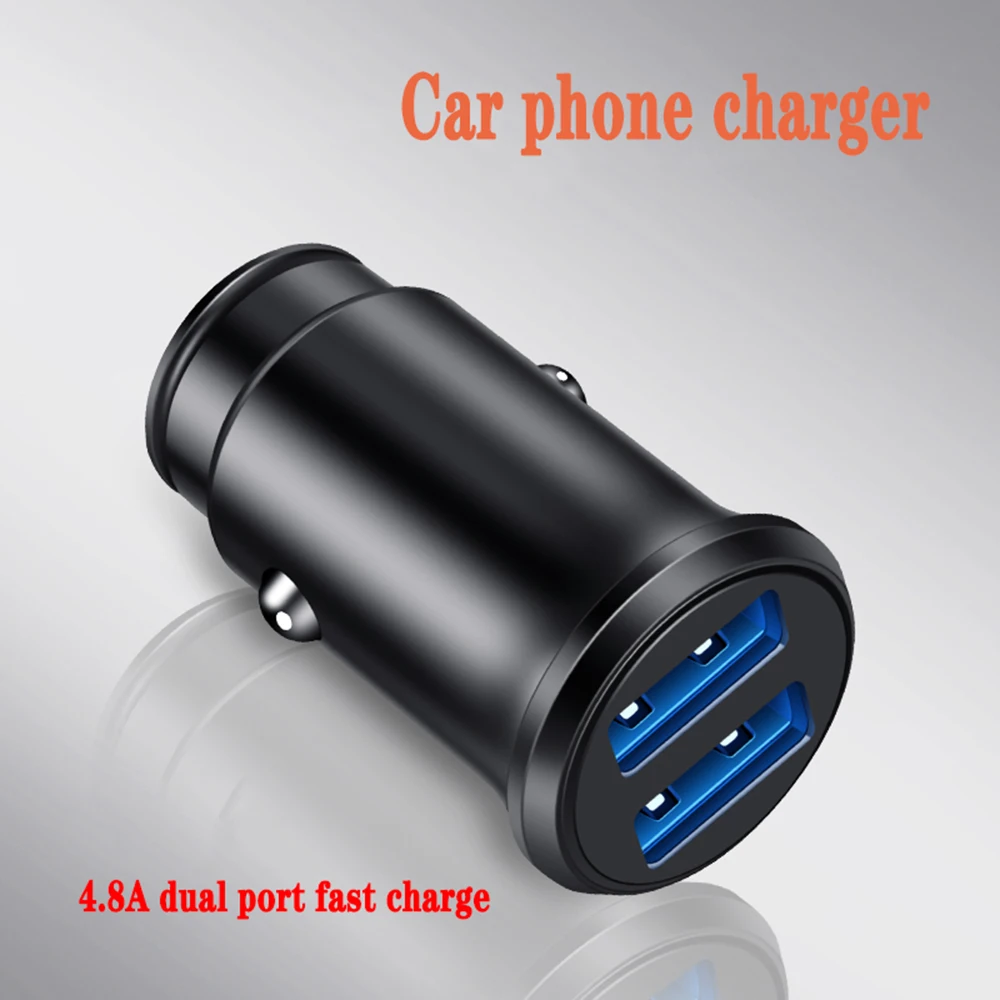 

4.8A 5V Car Chargers 2 Ports Fast Charging Dual USB Car-charger Adapter For Citroen C2 C3 C4 C5 C6 C8 C4L DS3 DS4 DS5 DS5LS DS6