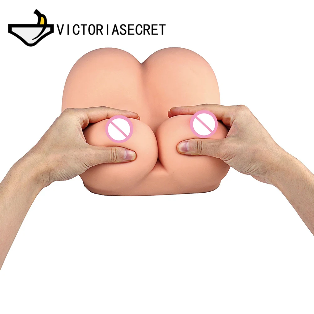 Силиконовый зад 3D секс-игрушки для взрослых Вагина Анальный двойной канал