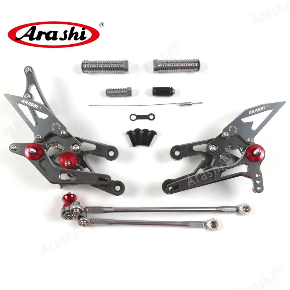 Arashi CBR600RR регулируемая подножка подножки для HONDA CBR 600 RR 2003-2006 набор для водителя Rearset 2004 2005 CBR1000RR алюминий