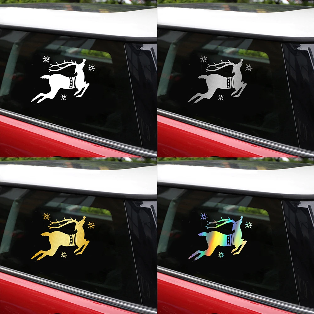 WIPERSIGNS милые наклейки на бампер и для автомобиля в стиле лося виниловые дверь
