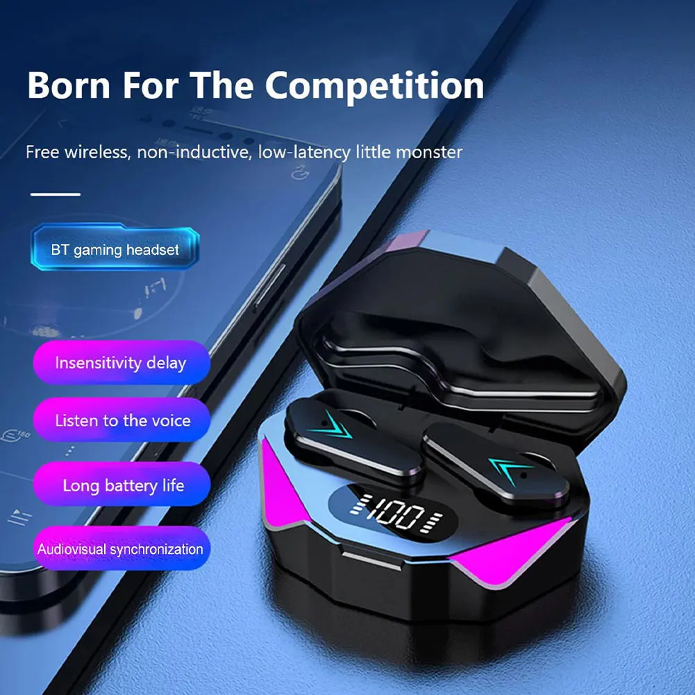 

TWS Wireless Gaming Bluetooth Headset Dedicated For Gaming Mobile Games Without Delay HIfi Stereo Earbuds With Microphone
