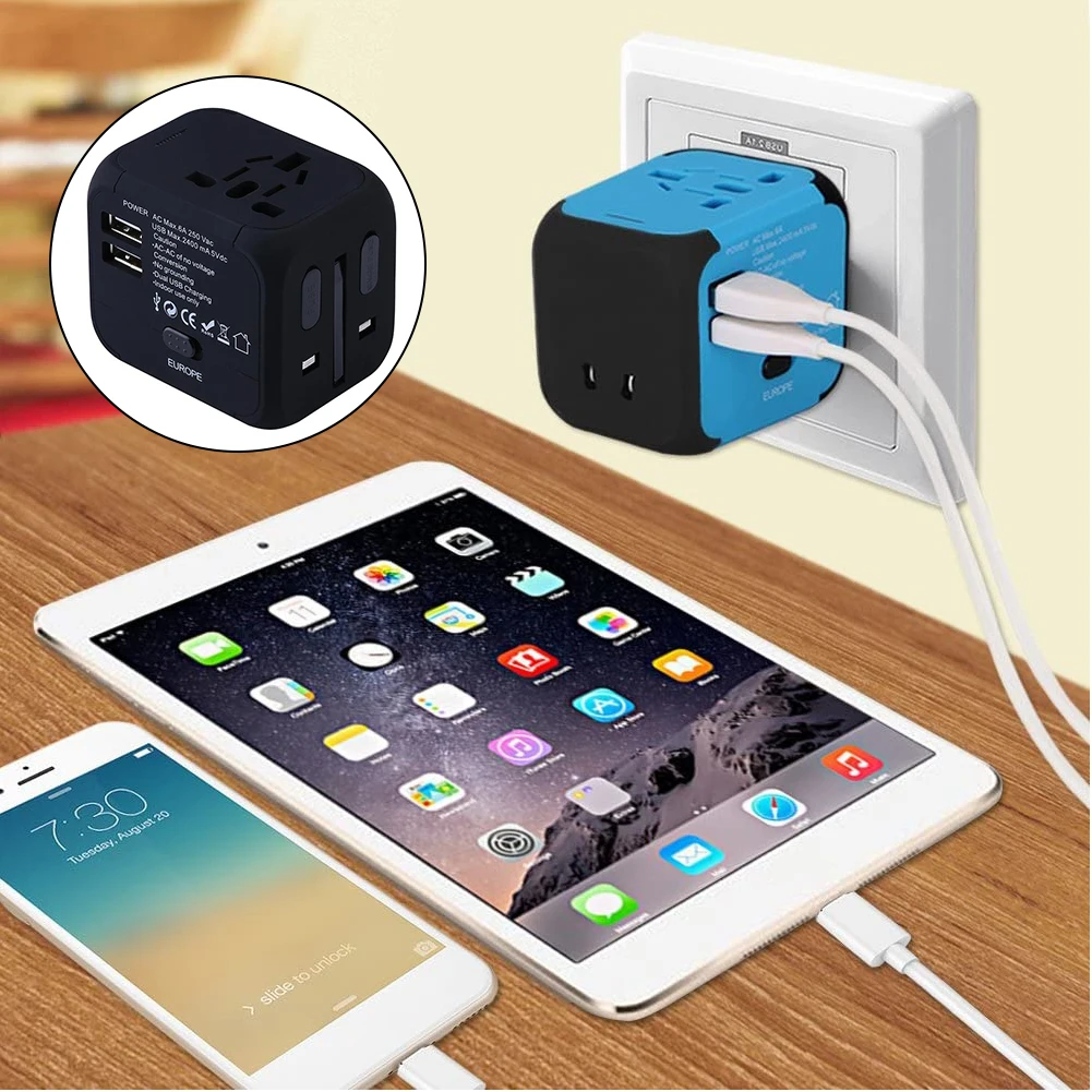 

Fast USB Plug Charger Quick Charger Travel Adapter Multifunctional Dual USB Safety Fuse For Tabletphone заѬядка для елеона
