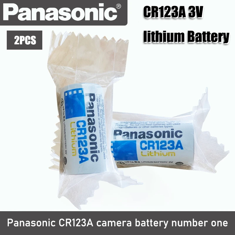 2 шт. литиевая батарея Panasonic 3 в CR123 CR 123A CR17345 16340 cr123a | Электроника