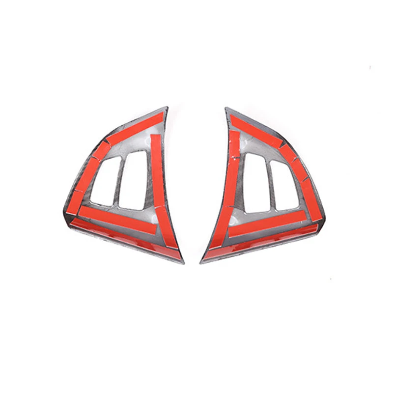 Пара декоративных накладок на рулевое колесо из АБС-пластика для BMW X5 X6 E70 E71 E72