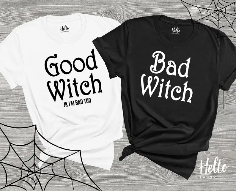 

Good Witch Bad Witch Shirts, Halloween Shirts, Halloween Matching Shirts, Best Friend Shirts, Halloween Group Shirts,