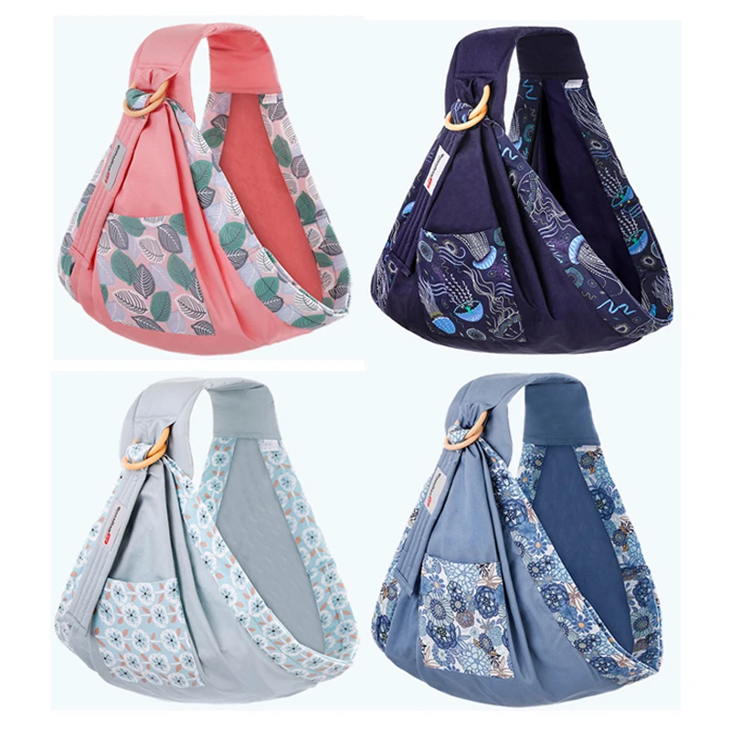 Дышащая переноска для новорожденных Удобный слинг младенцев Рюкзак кенгуру