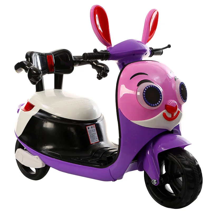 New Children Electric Motorcycle Three Wheels Electric Car for Kids Ride on 1-3-6 Years Charging Music Motorcycle Electric Trike