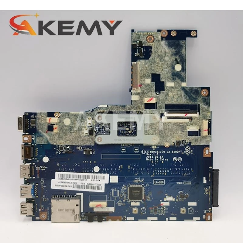 

5B20G90129 Mainboard For Lenovo B50-30 Laptop pc motherboard w N3540 N3530 CPU ZIWB0/B1/E0 REV:1.0 LA-B102P Fully Tested OK