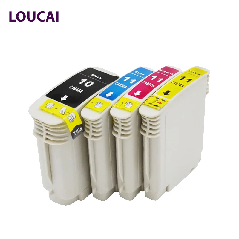 Совместимый с LouCai чернильные картриджи для HP 10 11 Designjet 110 100plus C4844A Inkjet 2800dt 2800dtn