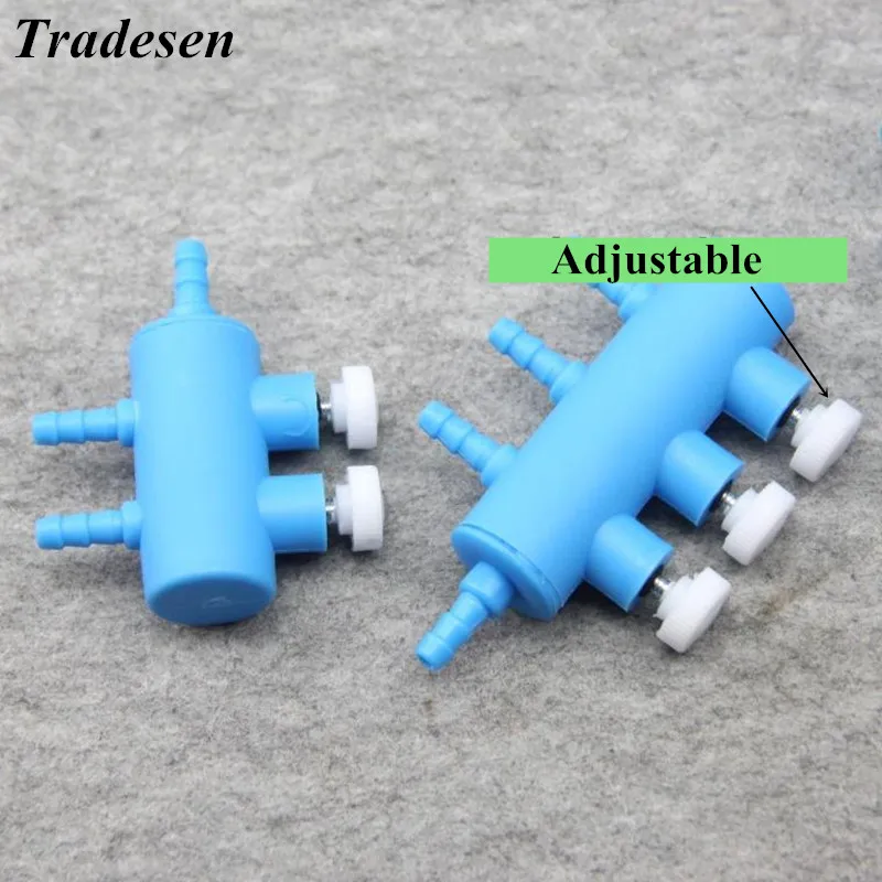 Aquarium Air Flow Control Valve Distributor Splitter Fish Tank Pump Accessories For Hose Pipe Split-flow Connector | Дом и сад