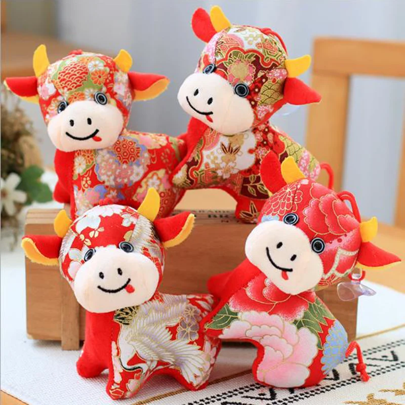 

1PCS 2021 New Plush Cow Doll Cute Plush Cow Toy Cattle Stuffed Animal Cattle Soft Doll Kids Toy for Children Birthday Gift