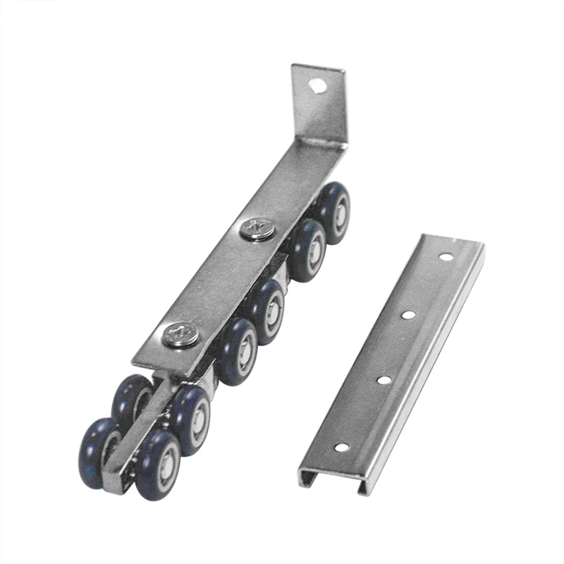 1 пара холоднокатаная Сталь раздвижные деревянные двери шкафа аппаратные