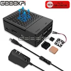 GeeekPi ABS черныйбелый корпус коробка + радиаторы + охлаждающий вентилятор для Raspberry Pi 3 B + Plus3 B2 B