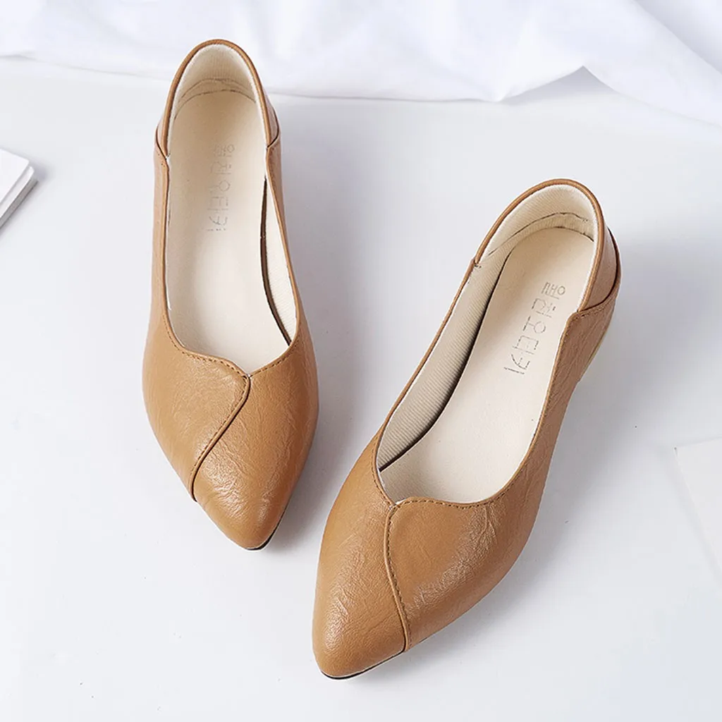 JAYCOSIN/2019 г. женская обувь на плоской подошве элегантные женские туфли лодочки с