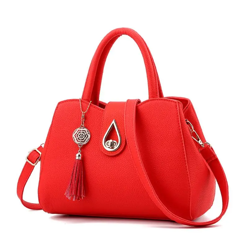 

Women Leather Tassel Messenger Lady Hobo Handbag Shoulder Bag Tote PU Purse Satchel Crossbody Bag