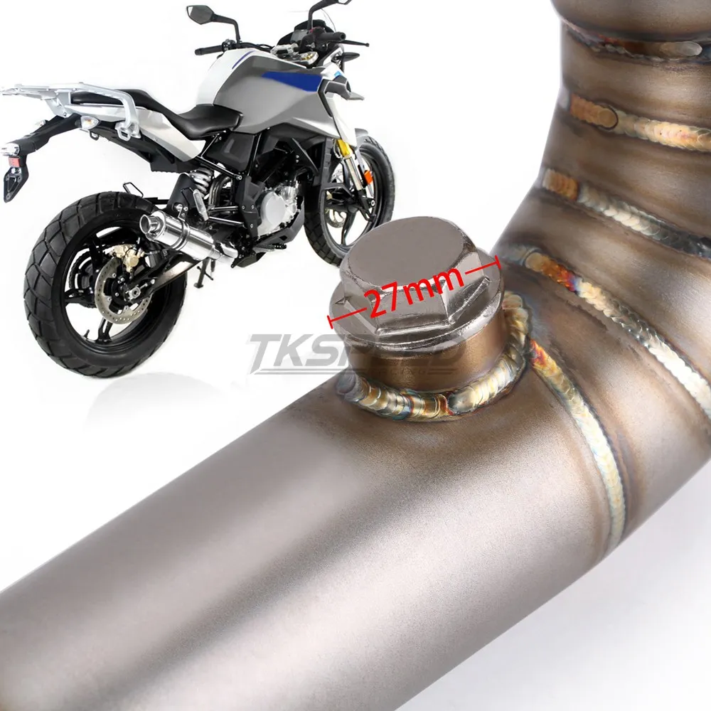 Глушитель для мотоцикла без шнуровки передняя и средняя Соединительная труба BMW