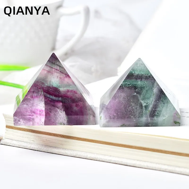 50 мм природный драгоценный камень минеральная пирамида башня энергии ТОЧКА