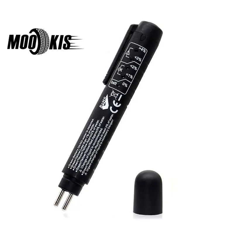 Тестер тормозной жидкости Автомобильный цифровой тестер для DOT3/DOT4 тестирование