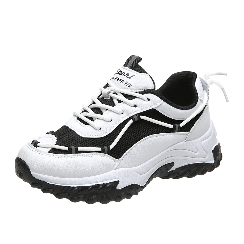 

Women Shoes New Chunky Sneakers for Women Lace-Up Vulcanize Shoes Fashion Dad Shoes Platform Sneakers