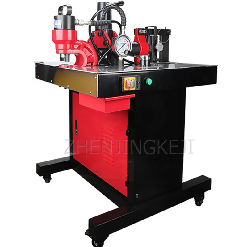 Three-In-One Copper Bar Processing Machine 220V Combined Busbar Hydraulic Busbar Processing Tools Bronze Plate Bending Machine
