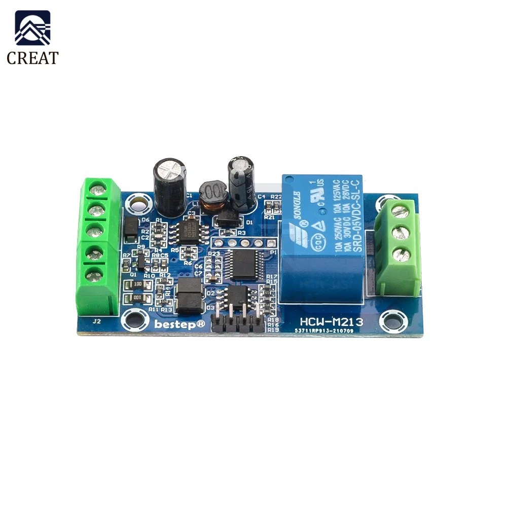 Релейный модуль Modbus RTU Переключатель входного и выходного сигнала RS485/TTL реле