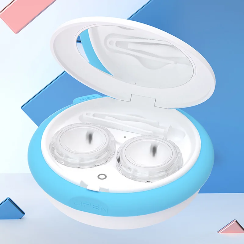 

Contact Lens Ultrasonic Cleaning Box High Frequency Vibration Portable Reductor Sterilization Rechargeable Cleaner