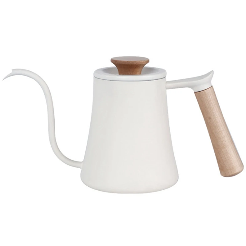 

Drip Coffee Pot 600Ml Expresso Drip Kettle Stainless Steel Handle Long Gooseneck Spout Drip Kettle Coffee Tea Pot