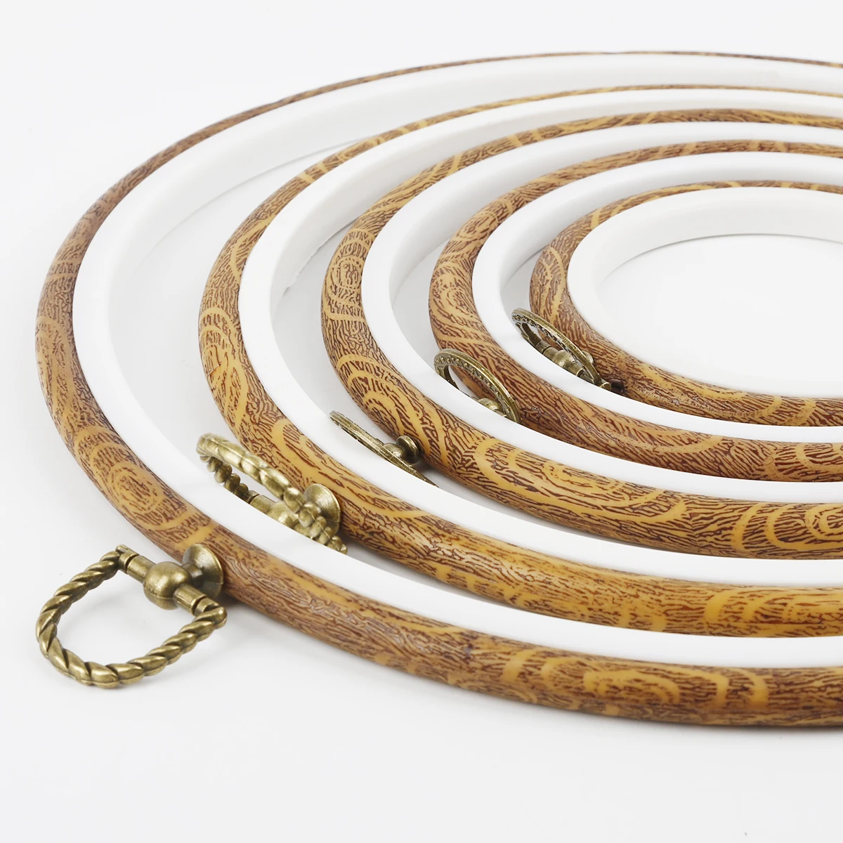 Деревянная бамбуковая рамка кольцо для вышивки круглая петля детской рукоделия