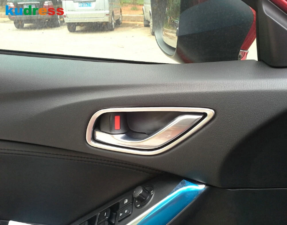 Для Mazda 6 M6 Atenza 2013 2014 2015 хром аксессуары для автомобильного интерьера дверные